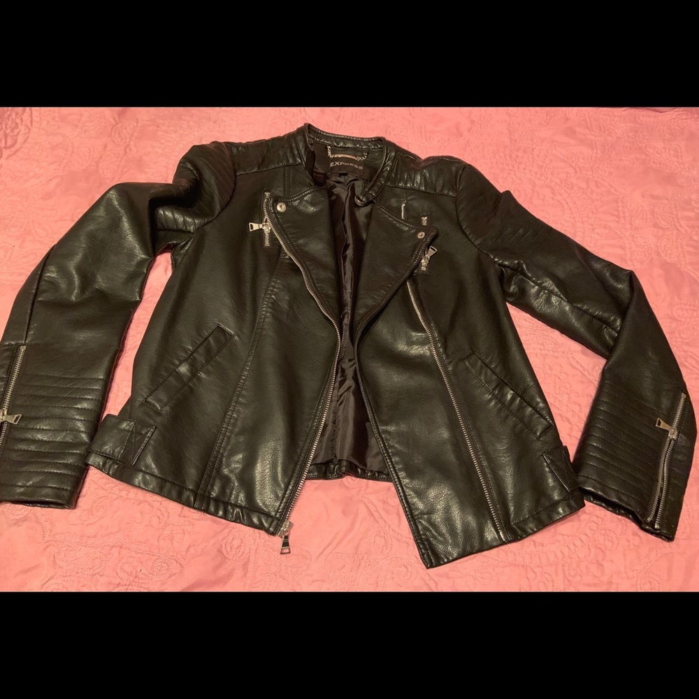 Express brand “minus the leather” jacket